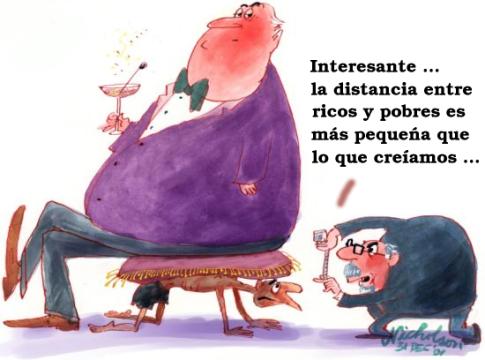 Los ricos siempre pensando en el pobre...