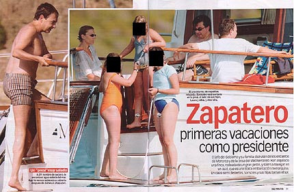 Lo de las niñas ya viene de viejo, y mientras le pagamos el yate al "presi" Moncloa se dedica a amenazar la revista, al más puro estilo franquista.