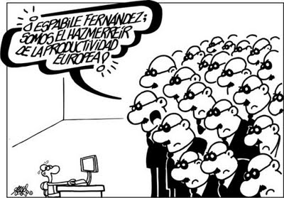 El gran problema de muchas empresas grandes Españolas, mucho general para tan poco soldado