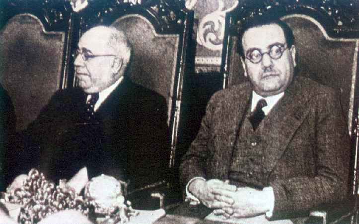 Azaña y Negrín, dos protagoniastas en el intento anular las elecciones que legalmente había ganado la CEDA en 1933