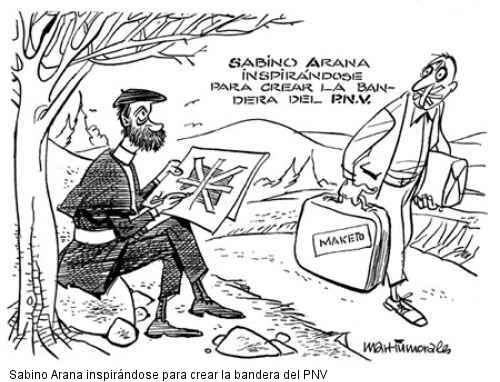 chiste maketo ¿Era Sabino Arana un racista? a continuación dejo frases suyas y que cada uno piense lo que quiera.